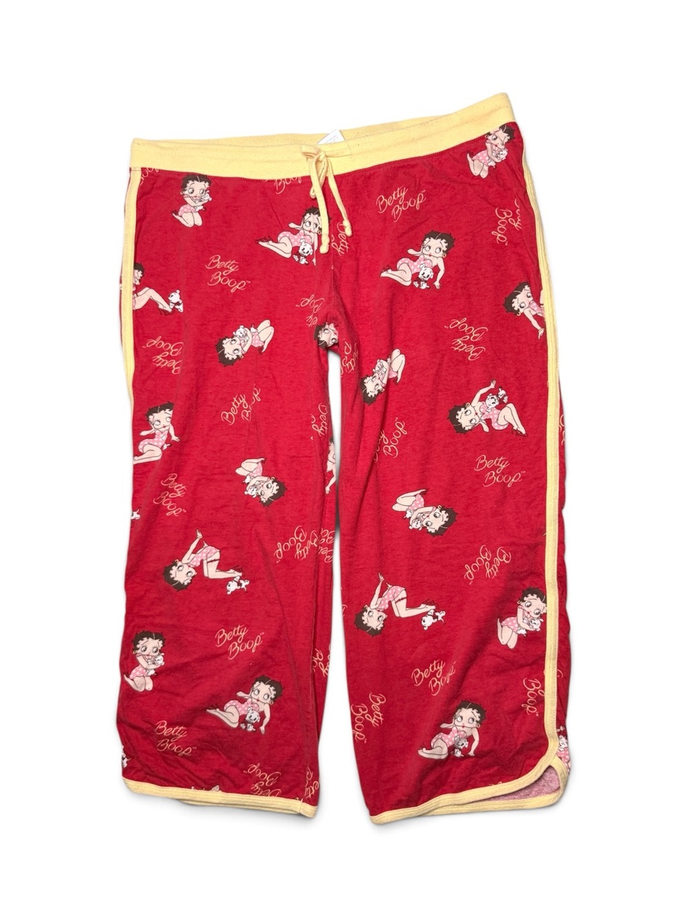 Women's PJ Bottoms Betty Boop Pajama Capris XL